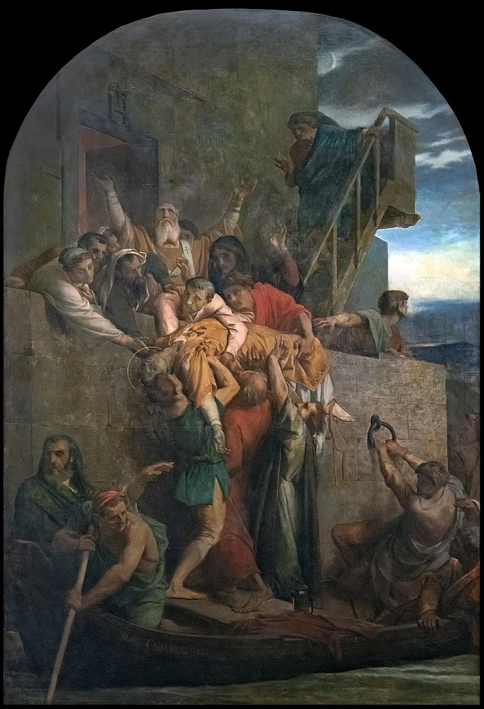 Martire cristiano calato su una barca, 1853